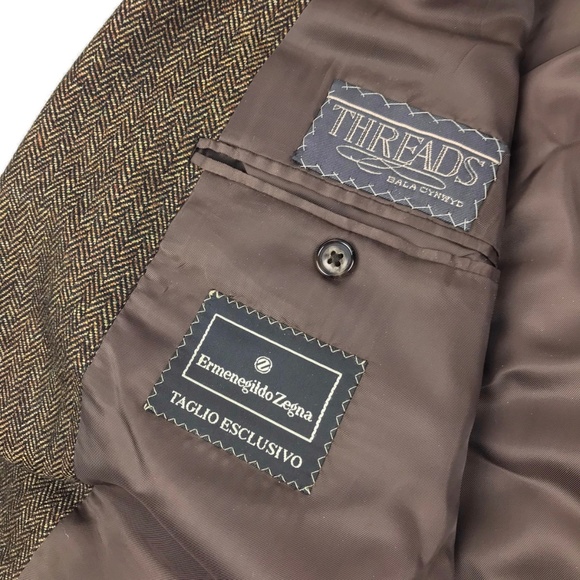 Ermenegildo Zegna Cashmere Suit Size 44 Blazer 54 - Picture 7 of 8